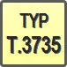 Piktogram - Typ: T.3735